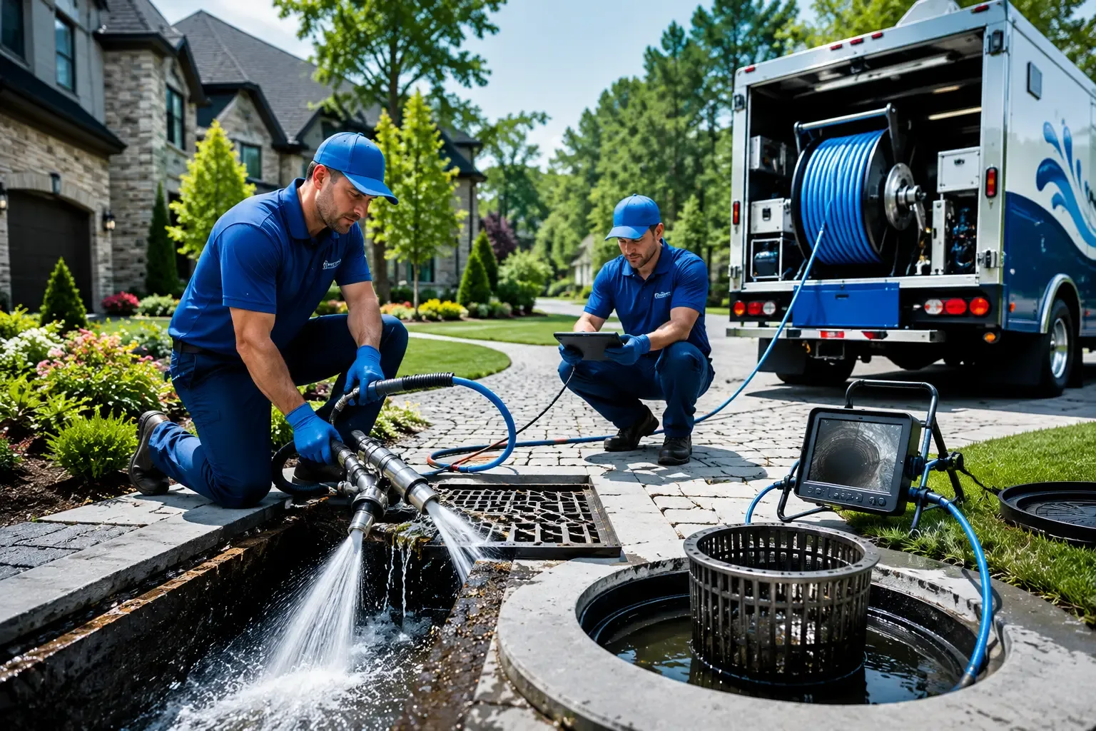 Local outdoor drain cleaning professionals in Rougon, LA